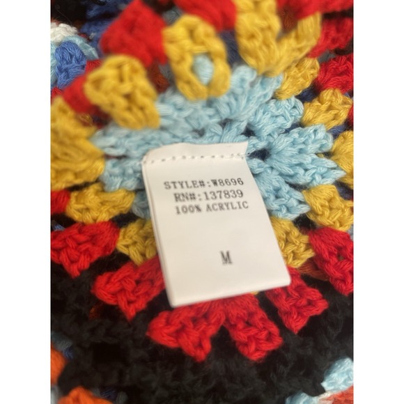 Altard State Womens Crochet Granny Square Cropped Tank Top Size Medium - Picture 5 of 5